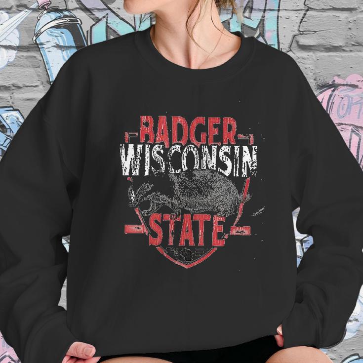 Brisco Brands Wisconsin Badger State Sweatshirt Gifts for Her