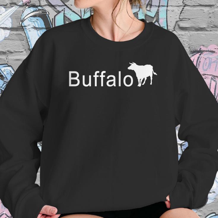 Buffalo Animal Funny Logo Sweatshirt Gifts for Her