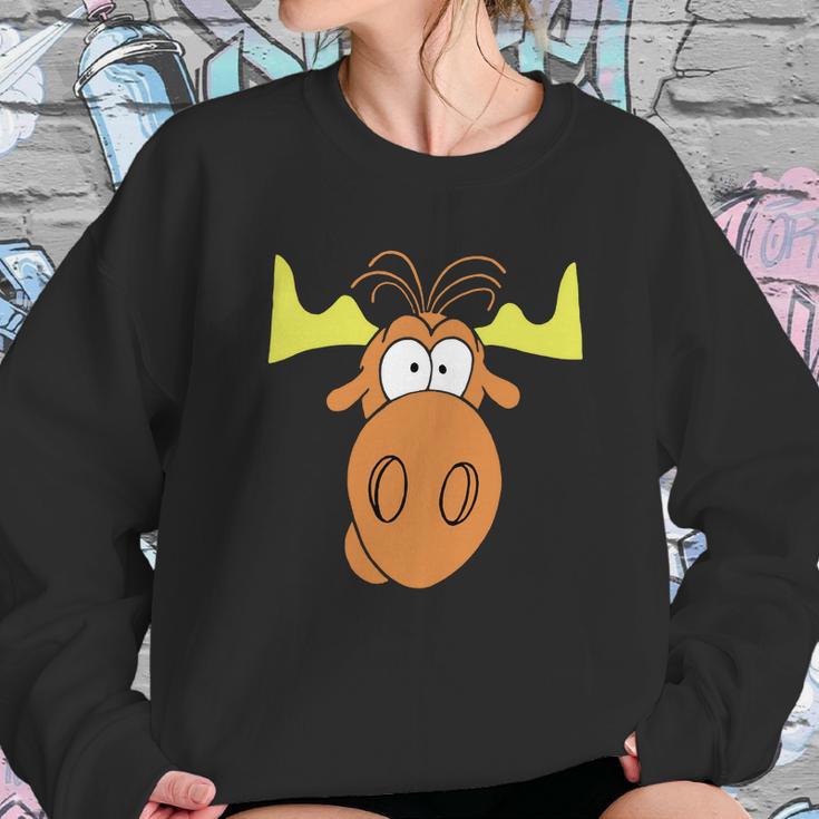 Bullwinkle The Moose Sweatshirt Gifts for Her