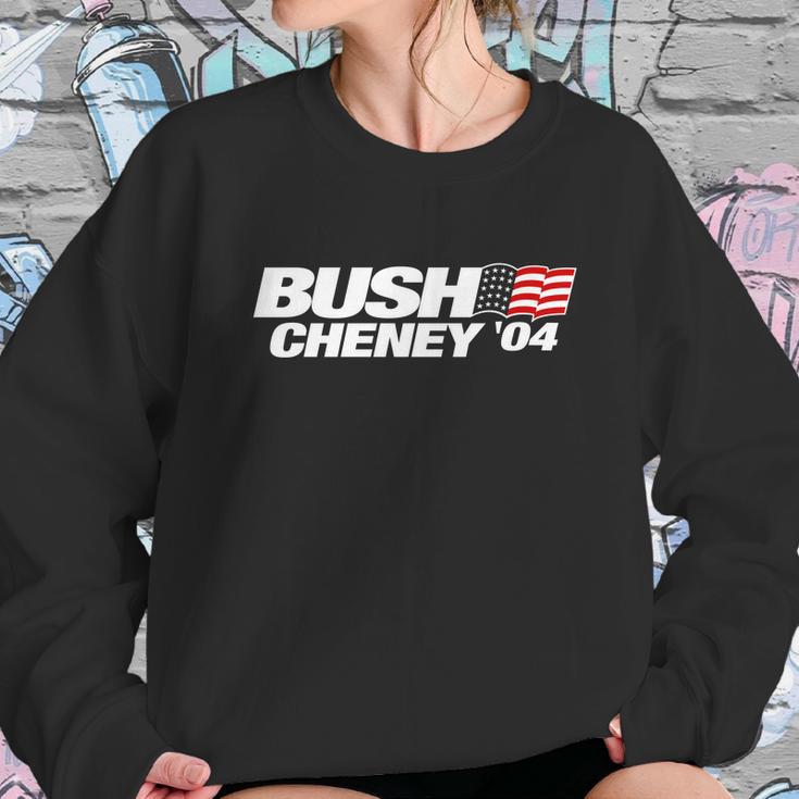 Bush Cheney 2004 Election Campaign Logo Gift Sweatshirt Gifts for Her