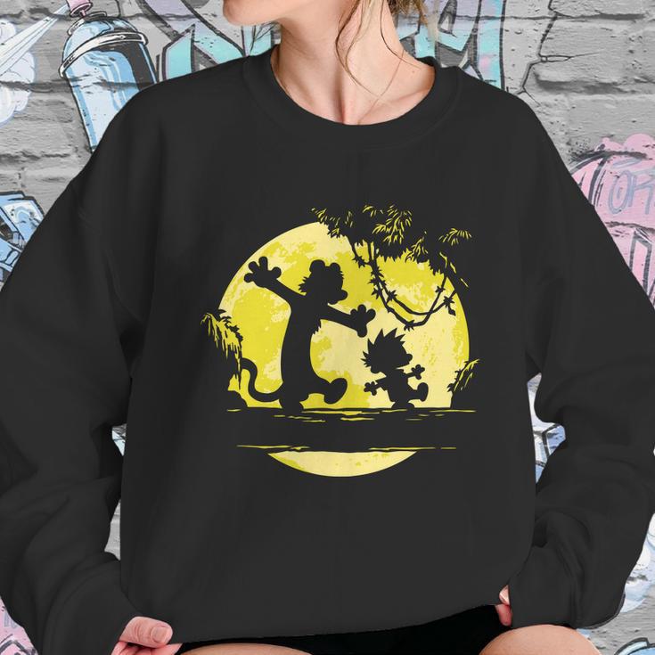 Calvin And Hobbes No Worries Sweatshirt Gifts for Her