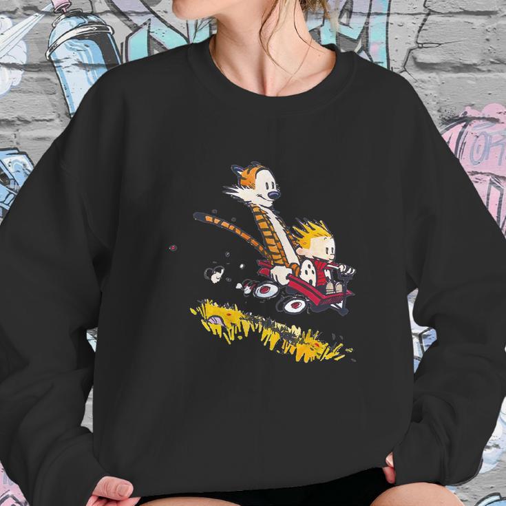 Calvin And Hobbes Racing Sweatshirt Gifts for Her