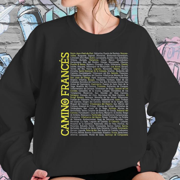 Camino De Santiago Pilgrim Way Of Saint James Stages Gift Sweatshirt Gifts for Her