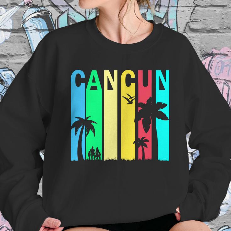 Cancun Retro Logo Sweatshirt Gifts for Her