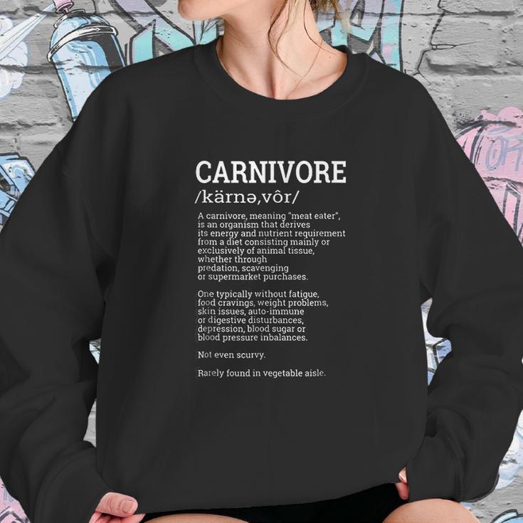 Carnivore Definition Funny Meat Lover Joke Sweatshirt Gifts for Her