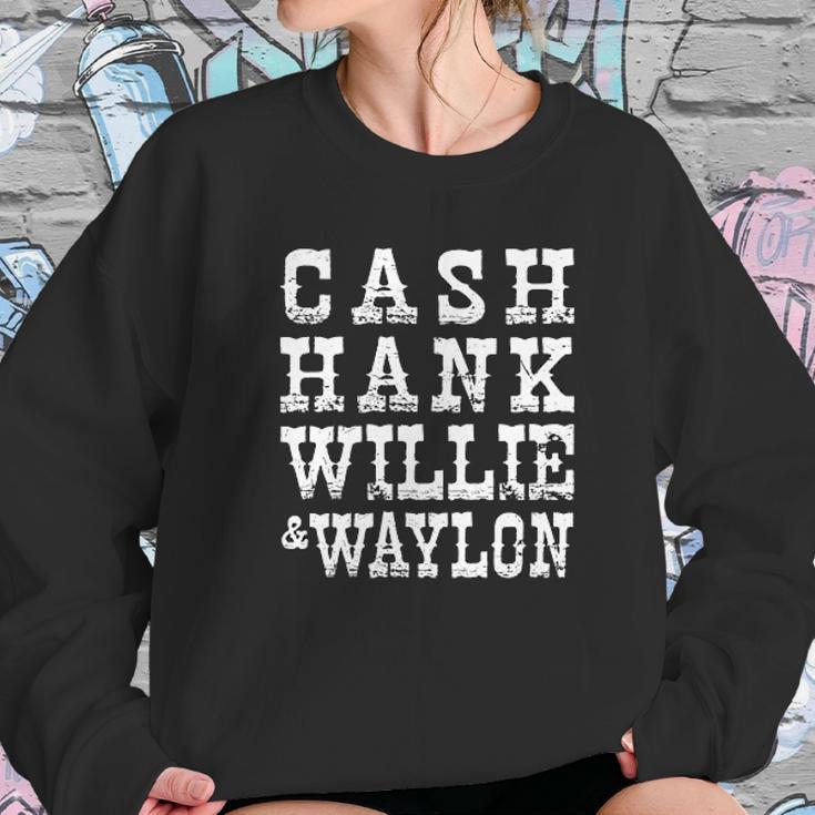 Cash Hank Willie Waylon Triblend Sweatshirt Gifts for Her