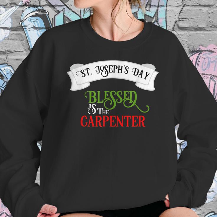 Catholic St Joseph Blessed Carpenter Gift Sweatshirt Gifts for Her