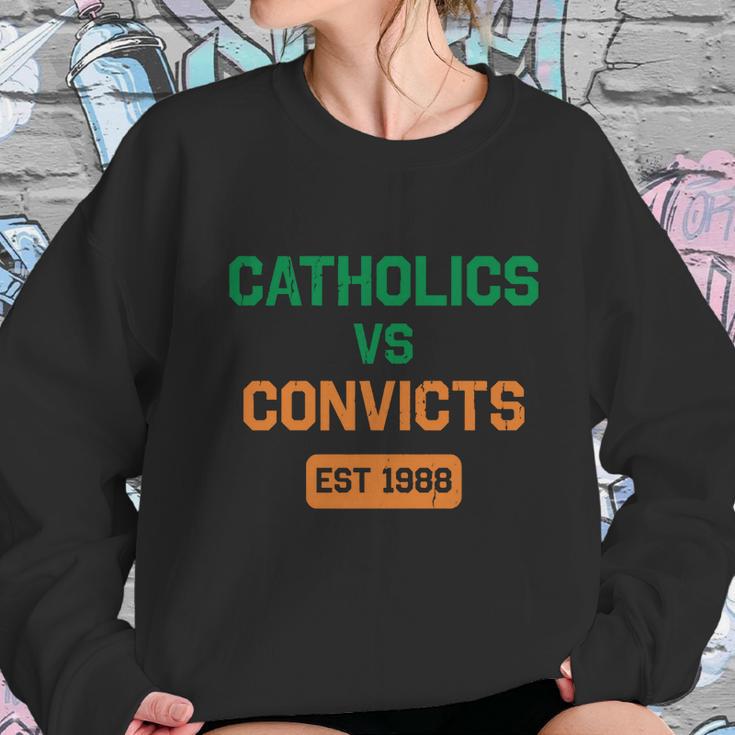 Catholics Vs Convicts 1988 Sweatshirt Gifts for Her