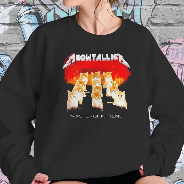 Cats Meowtallica Master Of Kittens Shirt Sweatshirt Gifts for Her