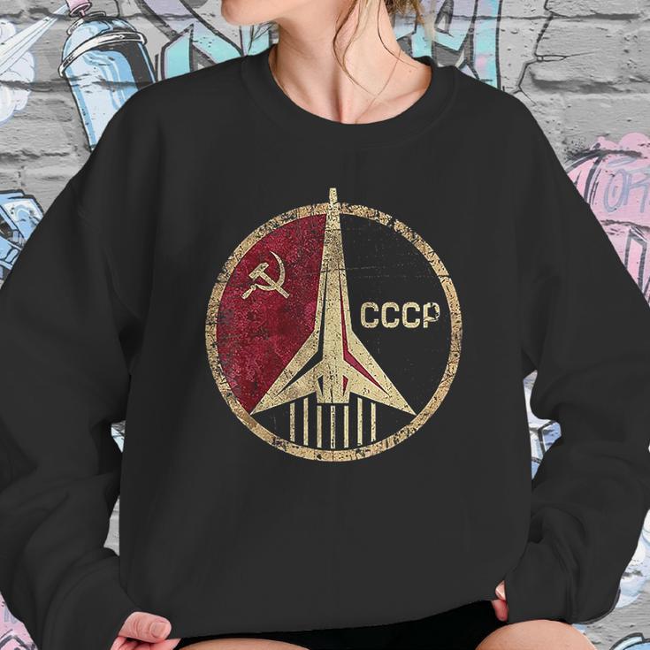 Cccp Original Russia Space Program Gift Sweatshirt Gifts for Her