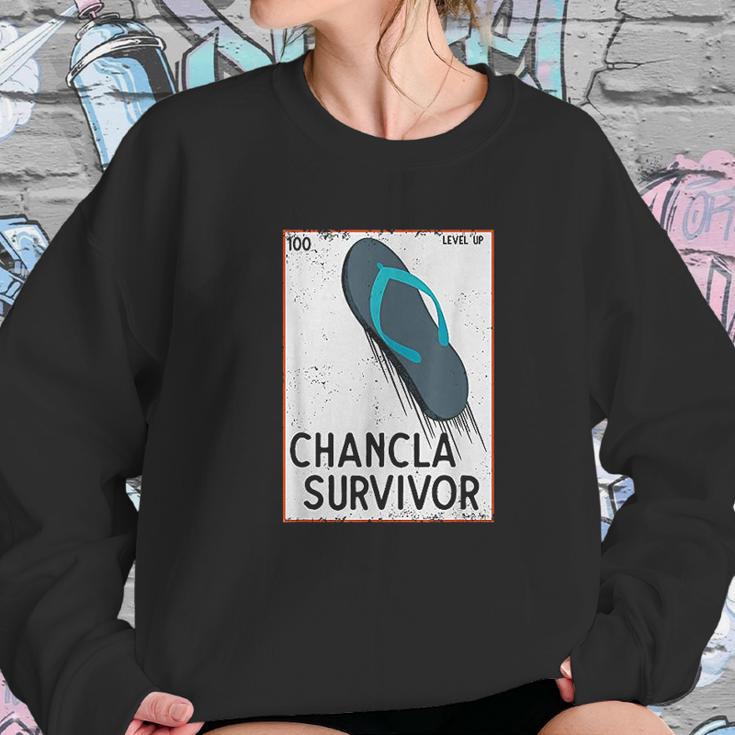 Chancla Survivor Spanish Sweatshirt Gifts for Her