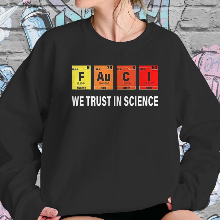 Chemistry Fauci Elements Periodic Table F Au C I Sweatshirt Gifts for Her