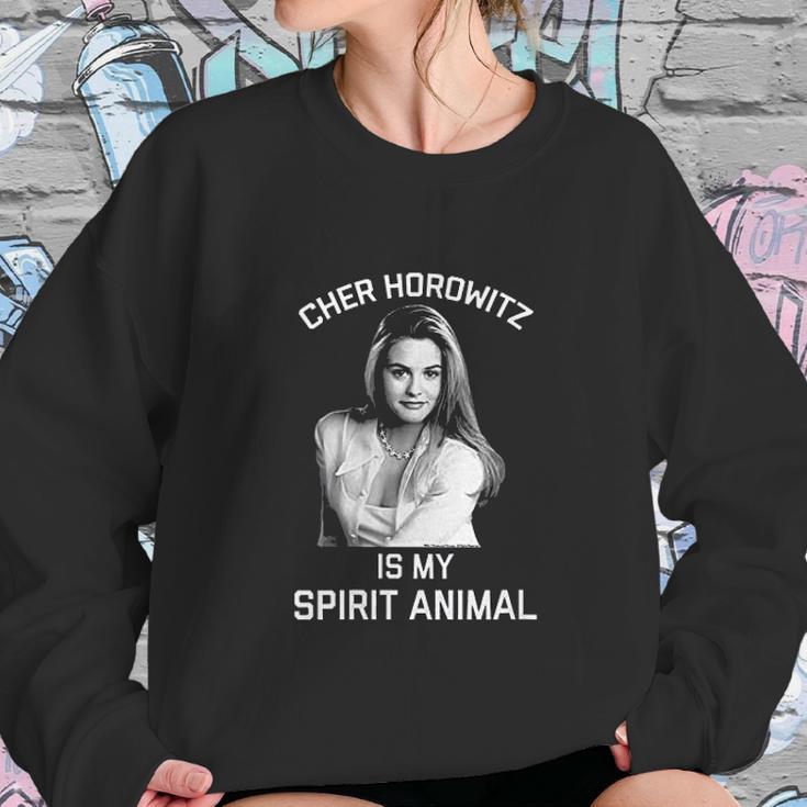 Cher Horowitz Black And White Grayscale Portrait Sweatshirt Gifts for Her