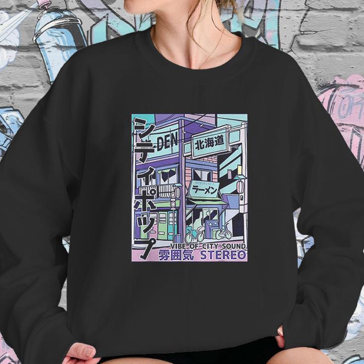 City Pop Aesthetic Style 80S Japanese Art Sweatshirt Gifts for Her