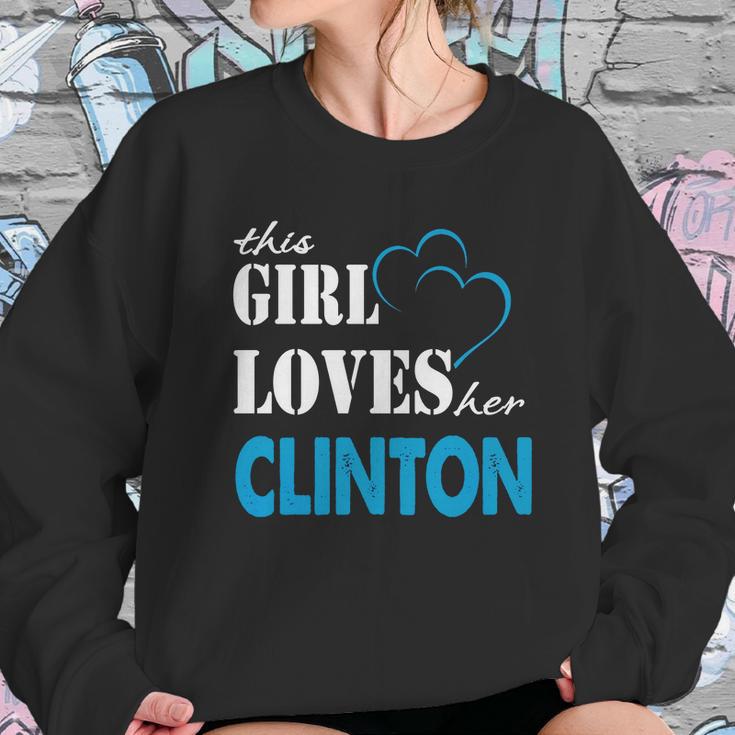 Clinton This Girl Love Her Clinton - Teeforclinton Sweatshirt Gifts for Her