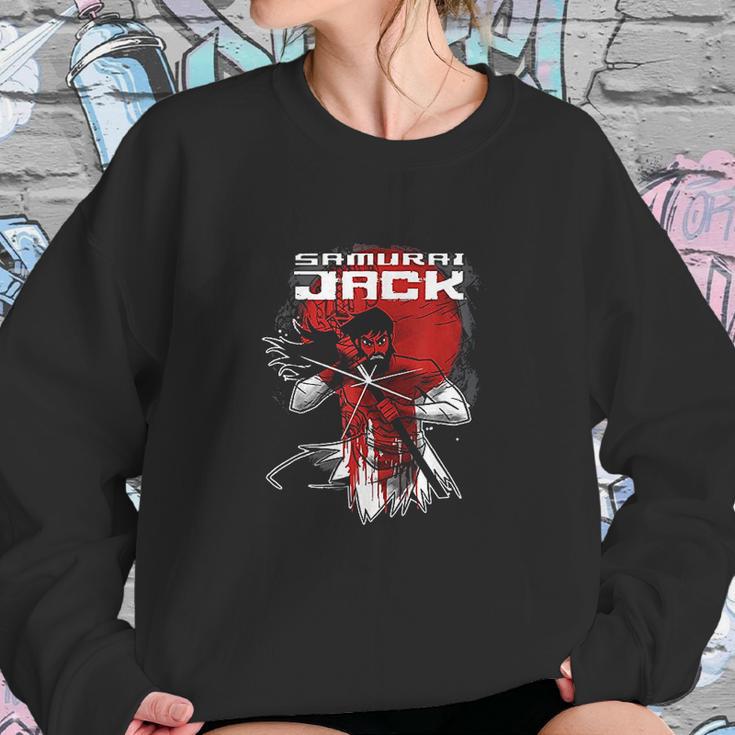 Cn Samurai Jack Red Sun Portrait Sweatshirt Gifts for Her