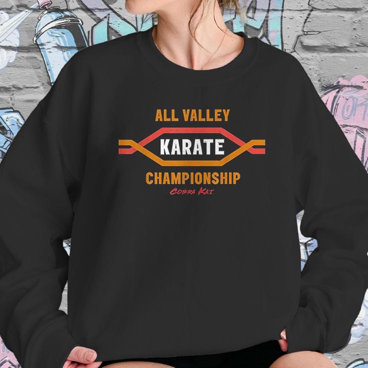 Cobra Kai All Valley Karate Championship Graphic Sweatshirt Gifts for Her