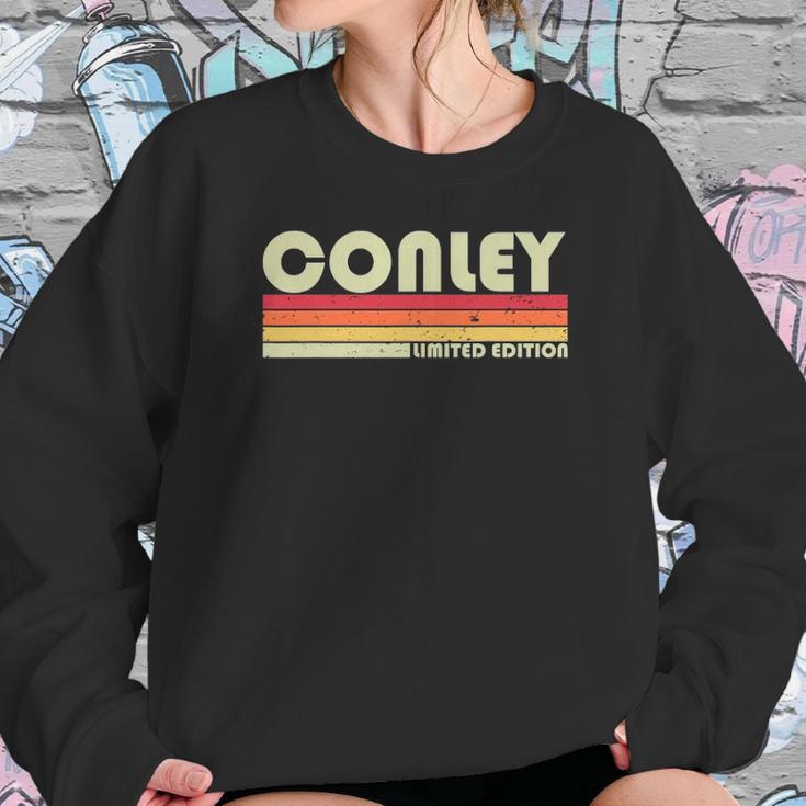 Conley Surname Funny Retro Vintage 80S 90S Sweatshirt Gifts for Her