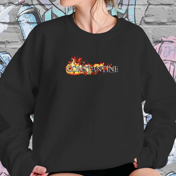 Constantine In Flames Sweatshirt Gifts for Her