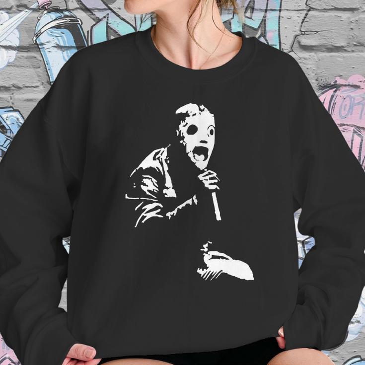 Corey Taylor Slipknot With Face Covering Iconic Rock Men Sweatshirt Gifts for Her