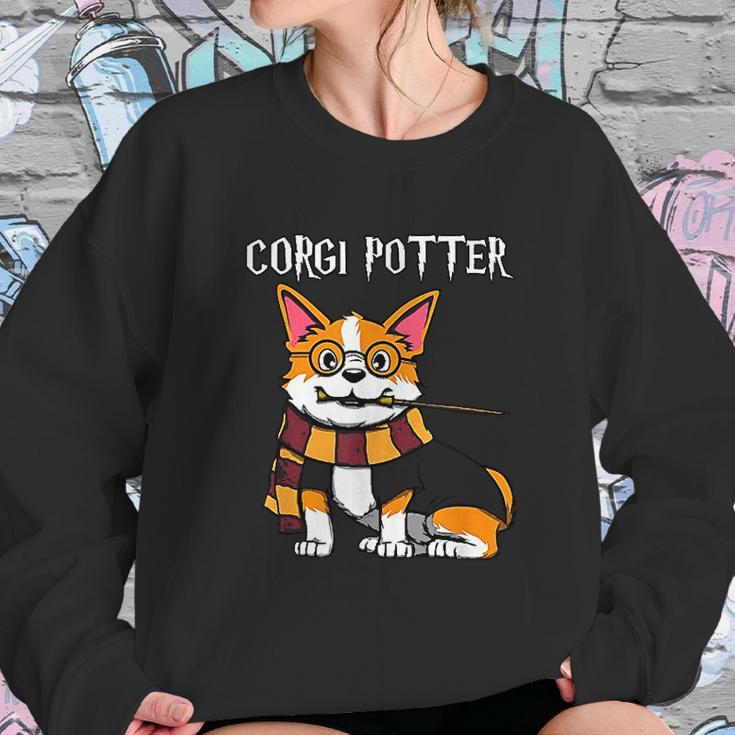 Corgi Potter Gift For Corgi Lovers Funny Pawter Dog Sweatshirt Gifts for Her