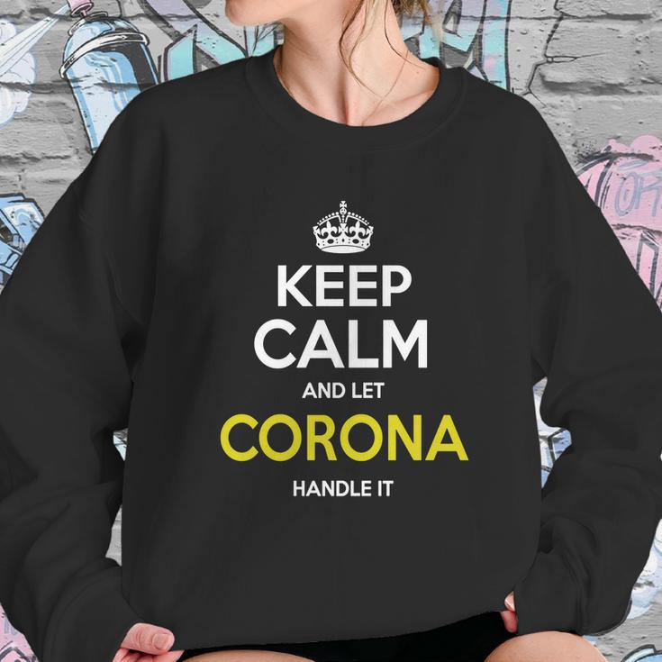 Corona Shirt Keep Calm And Let Corona Handle It Corona Tshirt Corona TshirtsCorona T-ShirtsCoronaShirtKeep Calm Corona Tee Shirt Hoodie Sweat Vneck Sweatshirt Gifts for Her