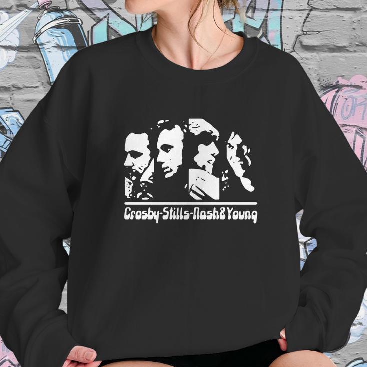 Crosby Stills Nash & Young Shirt Sweatshirt Gifts for Her