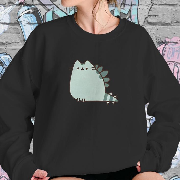 Cute Pusheen Dinosaur Sweatshirt Gifts for Her