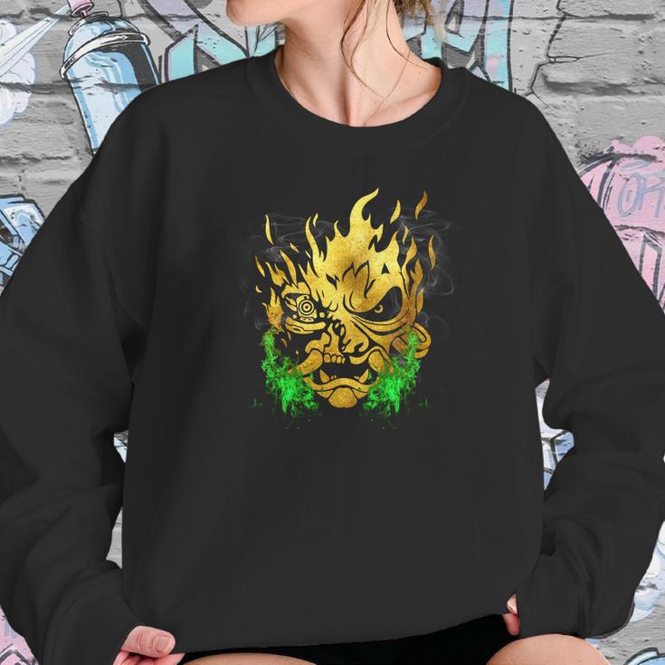 Cyberpunk 2077 Samurai Gold Sweatshirt Gifts for Her