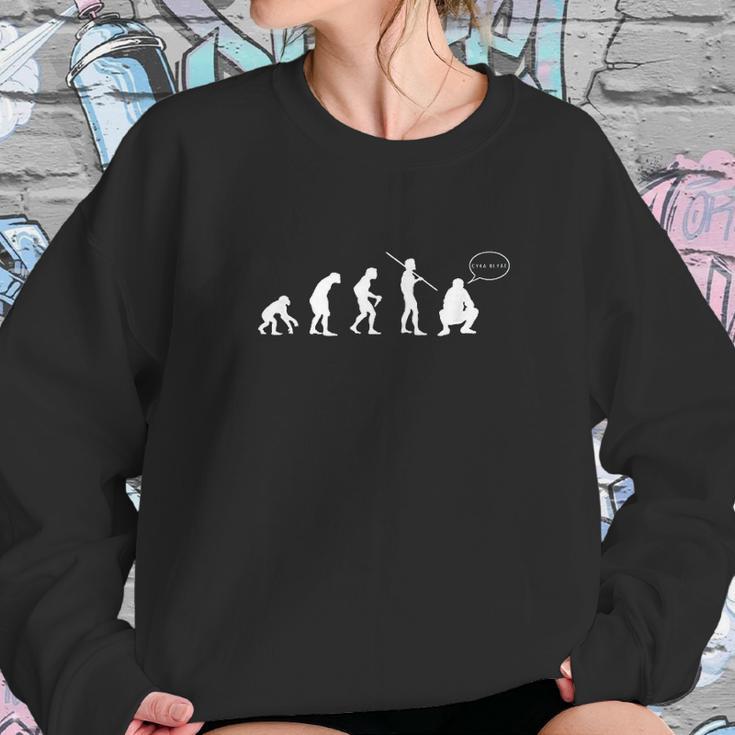 Cyka Blyat Evolution Russian Slav Gamer Meme Sweatshirt Gifts for Her