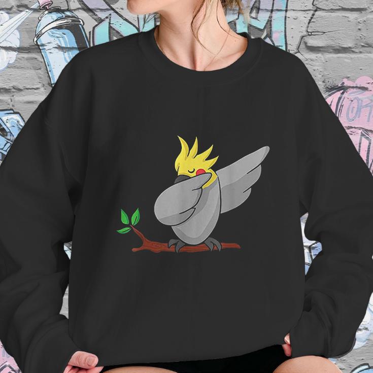 Dabbing Cockatiel Funny Dab Gift Hip Hop Dance Sweatshirt Gifts for Her