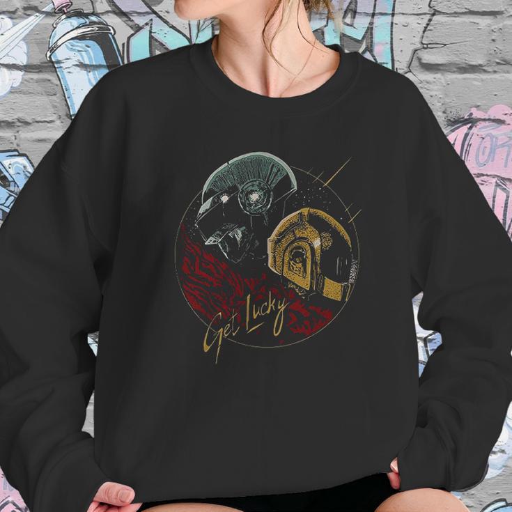 Daft Punk Get Lucky Science Fiction Sweatshirt Gifts for Her