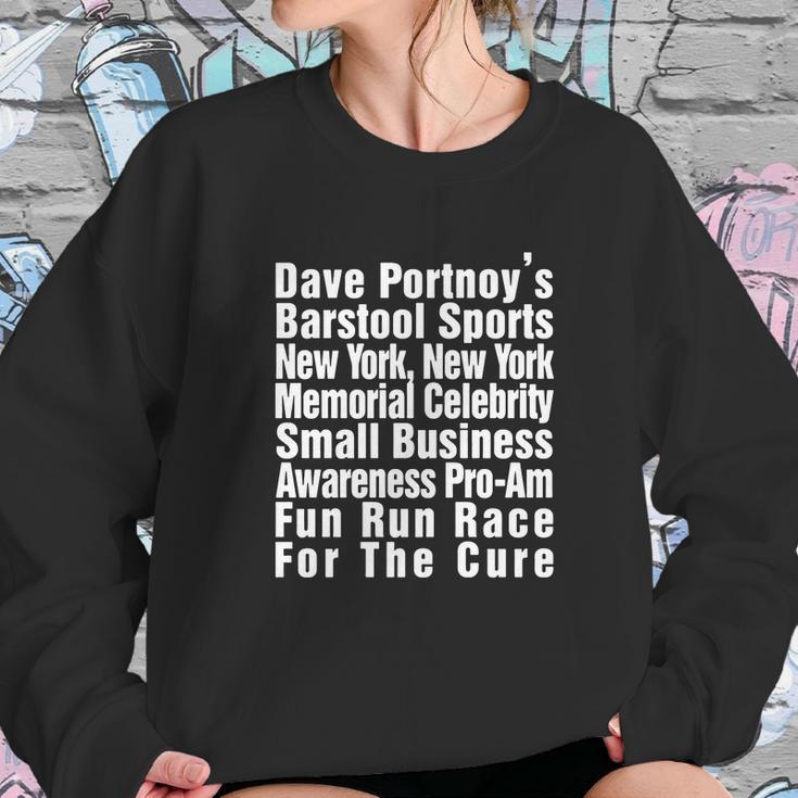 Dave Portnoy Barstool Sports New York New York Memorial Celebrity Small Business Sweatshirt Gifts for Her