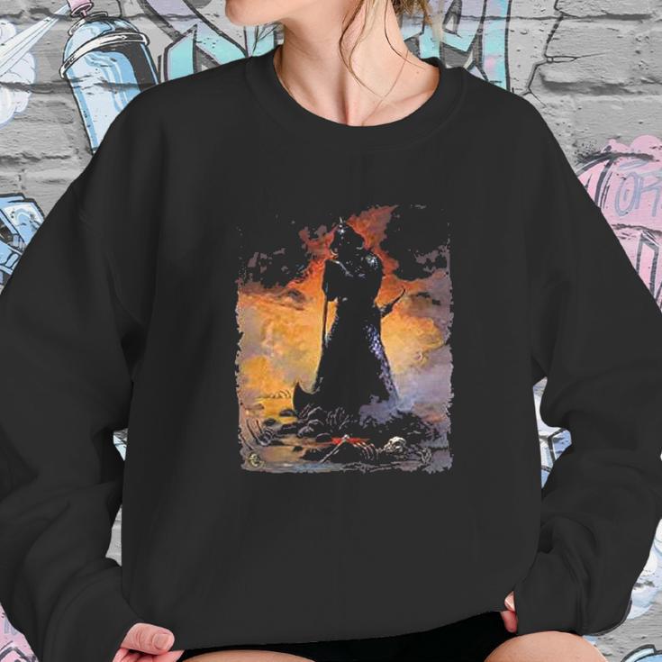 Death Dealer Three By Frank Frazetta Art Sweatshirt Gifts for Her