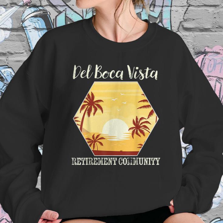 Del Boca Vista Retirement Florida Vintage Sweatshirt Gifts for Her