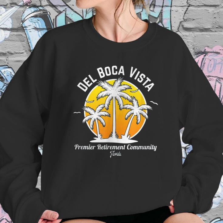 Del Boca Vista Retro Graphic Sweatshirt Gifts for Her