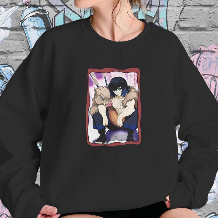 Demon Slayer Cartoon Character Sweatshirt Gifts for Her