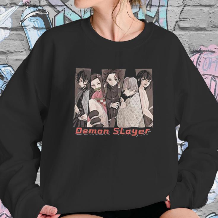 Demon Slayer Characters Art Sweatshirt Gifts for Her