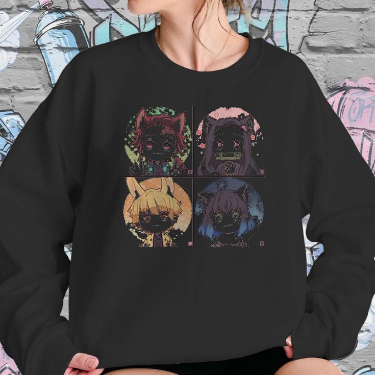 Demon Slayer Characters Sweatshirt Gifts for Her