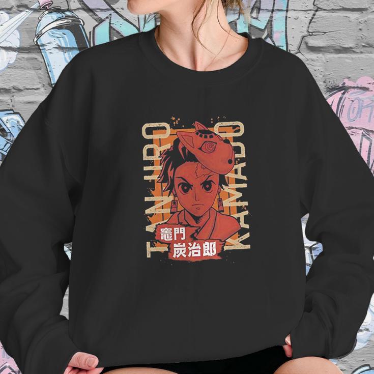 Demon Slayer Real Face Sweatshirt Gifts for Her