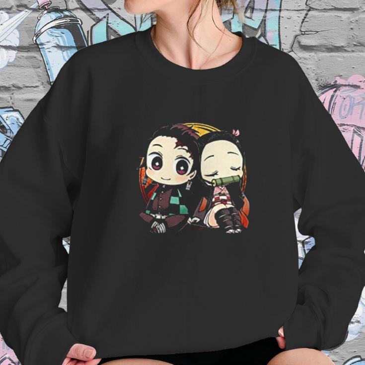 Demon Slayer Sliblings Look Sweatshirt Gifts for Her