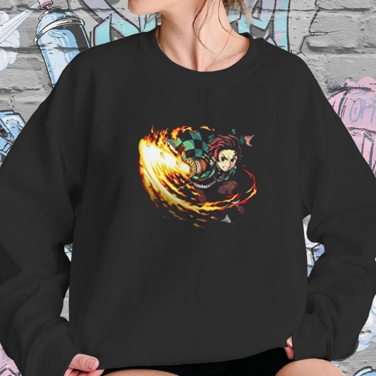 Demon Slayer Sword Of Fire Sweatshirt Gifts for Her