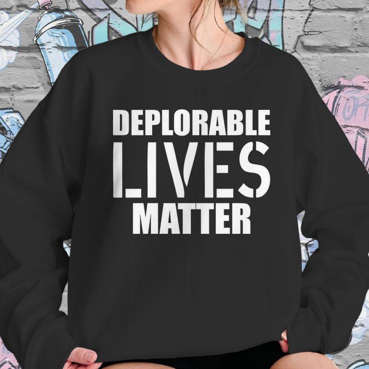 Deplorable Lives Matter Usa Army Stamp Sweatshirt Gifts for Her