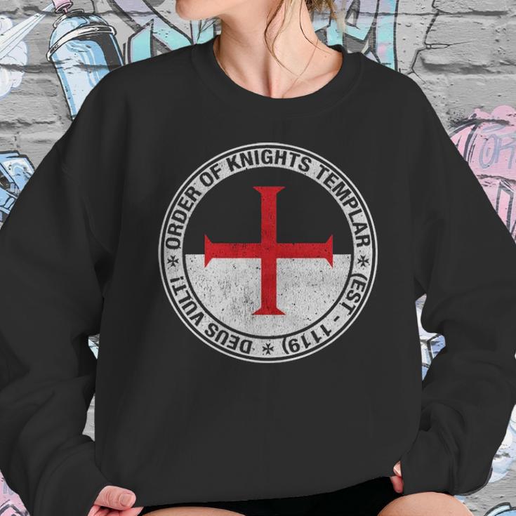 Deus Vult - Templar Sweatshirt Gifts for Her