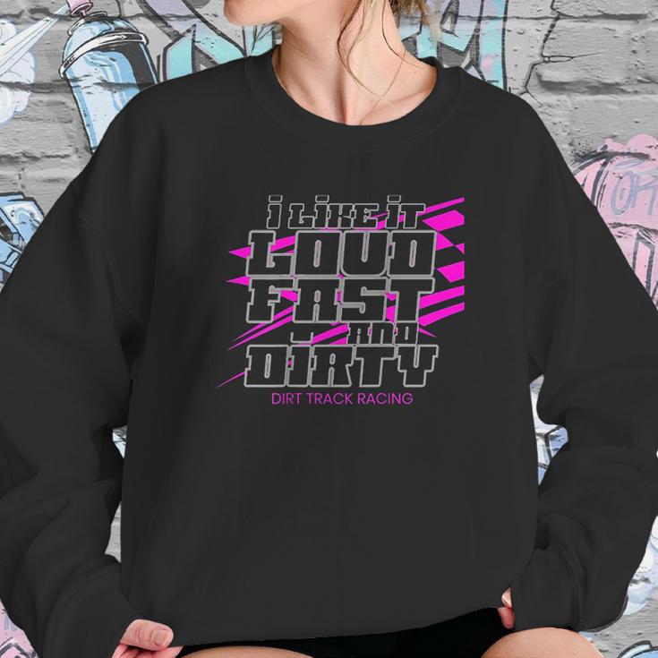 Dirt Track Racing Gear Sprint Car Modified Late Model Racing Sweatshirt Gifts for Her