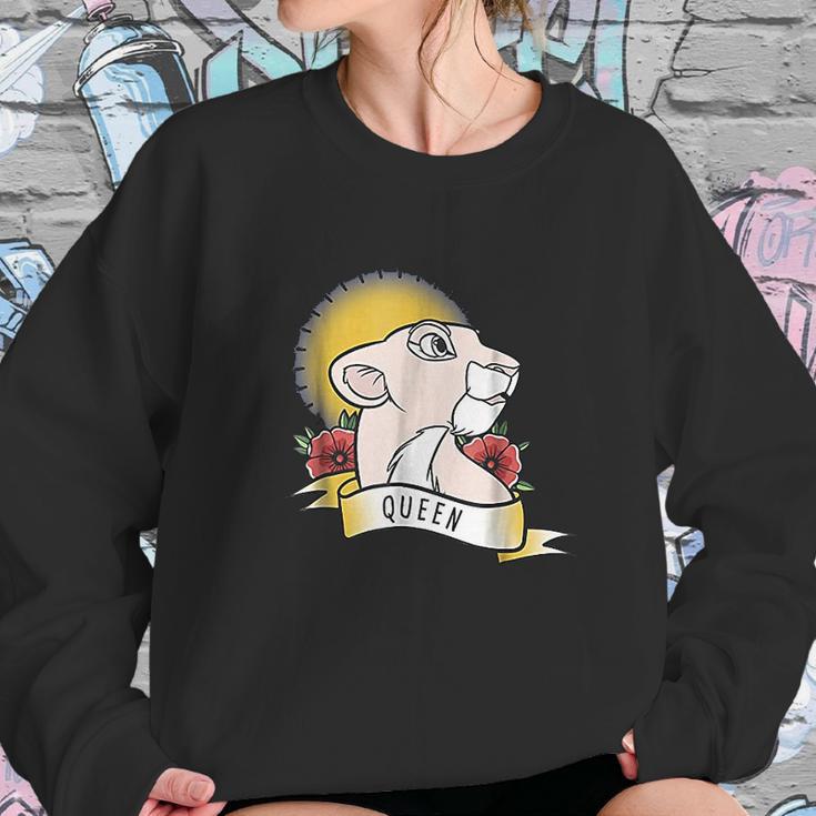 Disney Lion King Nala Queen Tattoo Yellow Graphic Sweatshirt Gifts for Her