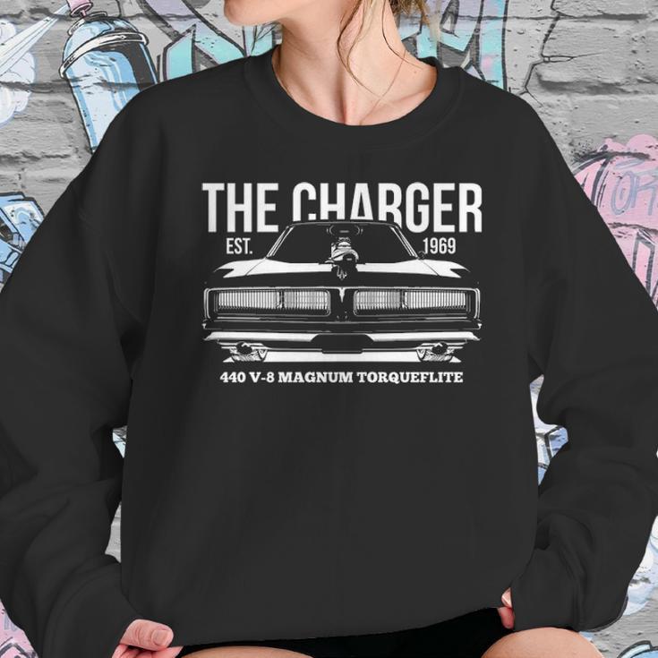 Dodge Charger Classic Us Muscle Car Sweatshirt Gifts for Her