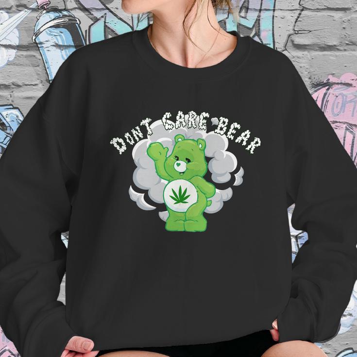 Dont Care Smoking Bear Sweatshirt Gifts for Her