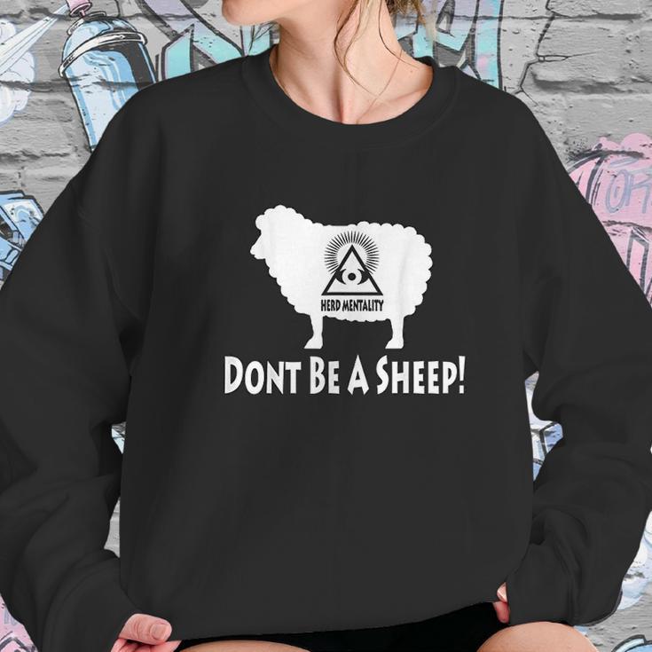 Dont Be A Sheep Illuminati Anti Nwo Sweatshirt Gifts for Her