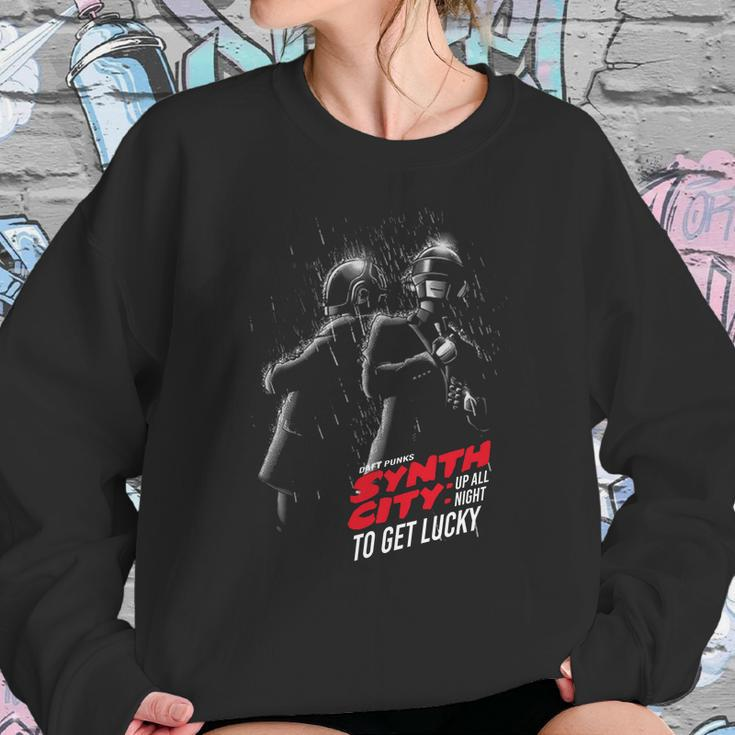 Dp Synth City Sweatshirt Gifts for Her